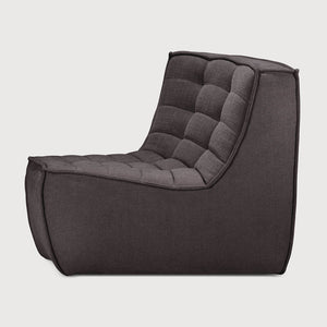 N701 45° Round Corner Sofa - Dark Grey