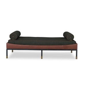 Jennings Metal Daybed - Round Bolsters