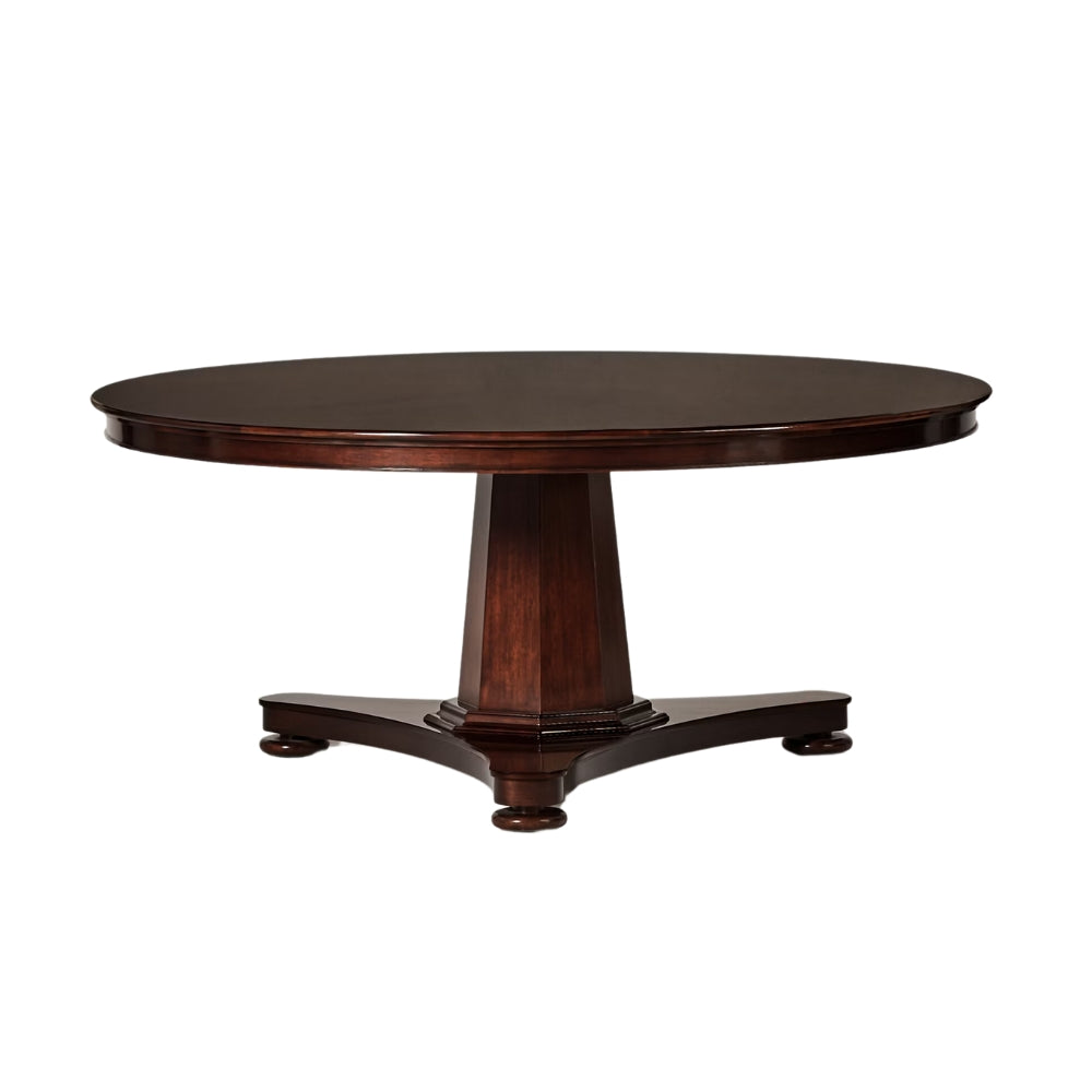 Hoffman Round Dining Table (Mahogany)