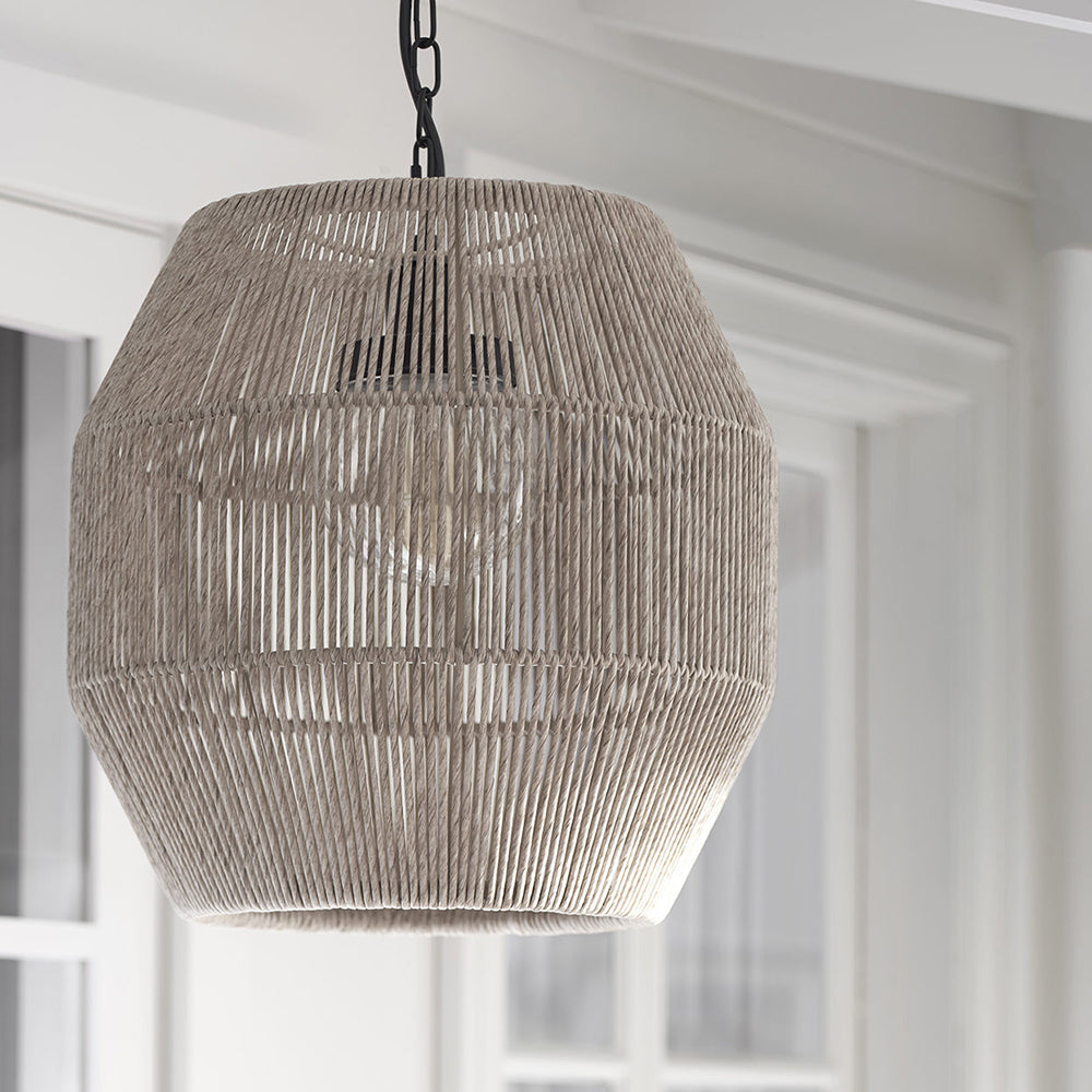 Outdoor globe store pendant light